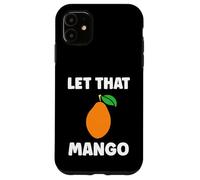 Custodia per iPhone 11 Humor mangoes cute fruit minimalist simple let that mango