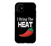 Custodia per iPhone 11 I Bring The Heat Funny Chili Cook Off Vincitore Foodie Lover