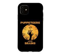 Custodia per iPhone 11 I burattinai amano il cervello di Halloween