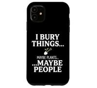 Custodia per iPhone 11 I Bury Things Maybe Plants Maybe People Funny Frog
