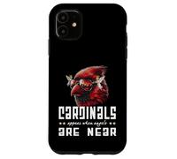 Custodia per iPhone 11 I cardinali compaiono quando gli angeli sono vicini all'amante del cardinale rosso