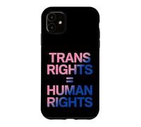 Custodia per iPhone 11 I diritti trans sono diritti umani uguaglianza LGBTQ