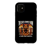Custodia per iPhone 11 I gatti si attengono ora che ci è voluto tempo e ne vale la pena umorismo