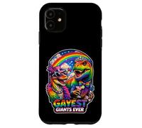 Custodia per iPhone 11 I giganti più gay mai favolosa coppia di dinosauri orgogliosamente roaming
