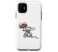 Custodia per iPhone 11 I Heart the 80s Music Cassette Nostalgic Loose Unwound Tape