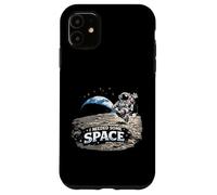Custodia per iPhone 11 I Need Some Space - Earthrise Lunar Orbit Kosmos Fun Art
