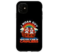 Custodia per iPhone 11 I Noah Guy che aveva un paio di cavalieri King Charles Spaniel