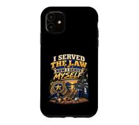 Custodia per iPhone 11 I Served The Law Camicia da poliziotto in pensione