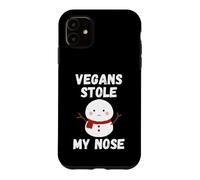 Custodia per iPhone 11 I vegani mi hanno rubato il naso Natale Divertimento