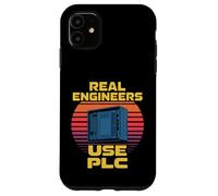 Custodia per iPhone 11 I veri ingegneri usano PLC divertente dicendo retrò anni '80