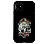 Custodia per iPhone 11 I Wish Life Was As Simple As Calculus Badge Fun
