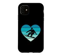Custodia per iPhone 11 Ich liebe Snowboard Winter Sports Apres Ski Snowboarden