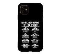 Custodia per iPhone 11 Iconiche montagne del mondo leggendario design picchi