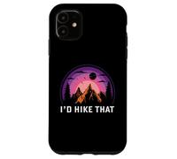 Custodia per iPhone 11 I'd Hike That -Hiking - Escursionista - Avventura