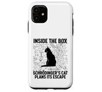 Custodia per iPhone 11 Il gatto di Schrodinger pianifica la sua fuga