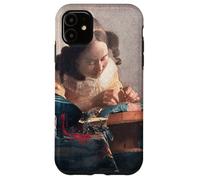 Custodia per iPhone 11 Il Lacemaker di Johannes Vermeer (1669-1670)