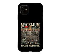 Custodia per iPhone 11 Il micelio è il mio fungo di foraggiamento dei funghi sui social network