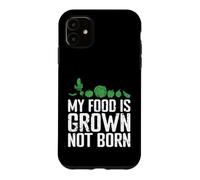 Custodia per iPhone 11 Il mio cibo è cresciuto non è nato vegetariano