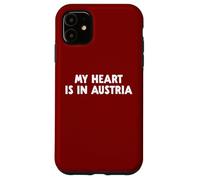 Custodia per iPhone 11 Il mio cuore è in Austria