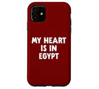 Custodia per iPhone 11 Il mio cuore è in Egitto