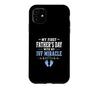 Custodia per iPhone 11 Il mio primo papà con il mio miracolo IVF
