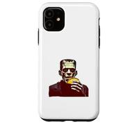 Custodia per iPhone 11 Il mostro di Frankenstein mangia un taco, comico horror Food Mashup