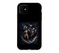 Custodia per iPhone 11 Il presidente americano Lincoln Washington Reagan Patriotic Eagle