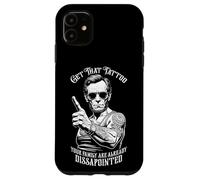 Custodia per iPhone 11 Il presidente tatuato divertente Abraham Lincoln ottiene quel tatuaggio