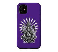 Custodia per iPhone 11 Il saggio yoga indù di Ganesha