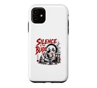 Custodia per iPhone 11 Il silenzio del monaco samurai è il guerriero zen della lama