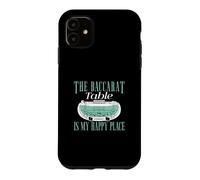 Custodia per iPhone 11 Il tavolo del Baccarat è il mio posto felice Giocatori di Baccarat divertenti