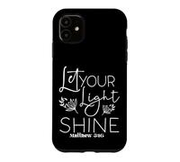 Custodia per iPhone 11 Illumina il tuo cammino con Matteo 5:16