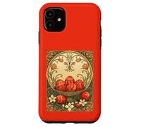 Custodia per iPhone 11 Illustrazione decorativa dell'uovo di Nowruz dei tesori di Haft-Sin