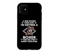 Custodia per iPhone 11 I'm Getting A Boxer Funny Dog Mom Puppy Lovers