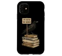 Custodia per iPhone 11 In With The Banned Books Crow Book Lover Bibliophile Reading