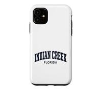 Custodia per iPhone 11 Indian Cr lorida Vintage Athletic Sports Design