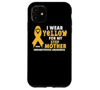 Custodia per iPhone 11 Indosso Giallo Per Il Mio Passo mamma Camicia Endometriosi Consapevolezza