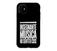 Custodia per iPhone 11 Insegnante di Musica Maestro Divertente Professore Flauto