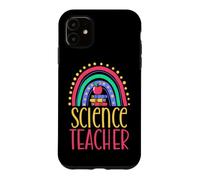 Custodia per iPhone 11 Insegnante di scienze Bohemian Rainbow Estetica sana