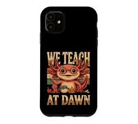 Custodia per iPhone 11 Insegniamo All'alba Axolotl Insegnante