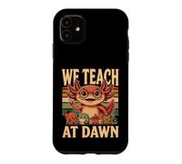 Custodia per iPhone 11 Insegniamo All'alba Axolotl Insegnante