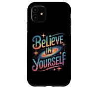 Custodia per iPhone 11 Inspirational Positive Saying Life Motivational Hustle