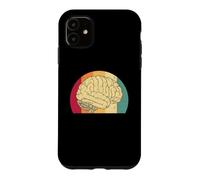 Custodia per iPhone 11 Intelligenza Cervello Pensiero Psiche Scienza Retro Vintage