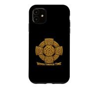 Custodia per iPhone 11 Intrecciato nel tempo nodo decorativo a croce alta