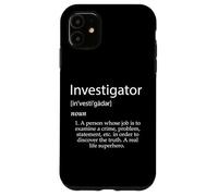 Custodia per iPhone 11 Investigator Definition Federal Private Investigation