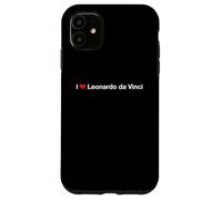 Custodia per iPhone 11 Io amo Leonardo da Vinci