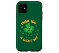 Custodia per iPhone 11 Irish You A Lucky Day Funny Shamrock San Patrizio