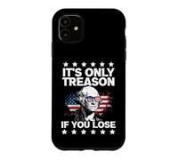 Custodia per iPhone 11 It's Only Treason If You Lose George Washington 4th of July