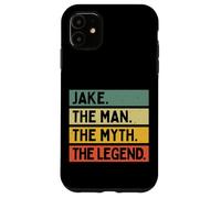 Custodia per iPhone 11 Jake The Man The Myth The Legend Citazione personalizzata divertente