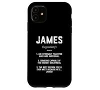 Custodia per iPhone 11 James Definition Funny Talented Great Cosplay James Jimmy
